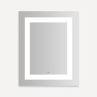 Robern YM2430RIFPD4 Vitality Lighted Mirror, 24" W X 30" H X 1-3/4" D, Rectangle, Inset Light Pattern, 4000K Temperature (Cool Light), Dimmable, Defogger