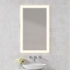 Robern YM2430RPFPD3K Title 24 Vitality Lighted Mirror, 24" W X 30" H X 1-3/4" D, Rectangle, Perimeter Light Pattern, 3000K Temperature (Warm Light), Dimmable, Defogger