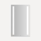 Robern YM2440RCFPD4 Vitality Lighted Mirror, 24" W X 40" H X 1-3/4" D, Rectangle, Column Light Pattern, 4000K Temperature (Cool Light), Dimmable, Defogger