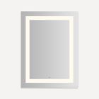 Robern YM3040RIFPD3 Vitality Lighted Mirror, 30" W X 40" H X 1-3/4" D, Rectangle, Inset Light Pattern, 3000K Temperature (Warm Light), Dimmable, Defogger