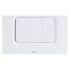 Toto YT920#WH Dual Flush Rectangle Push Button Plate for Select DuoFit In-Wall Tank Unit in White Matte