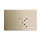 Toto YT990#N Neorest® Round Push Dual Button Plate for In-Wall Toilet Tank only in Brushed Nickel