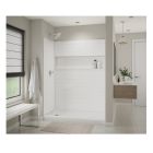 Bootz Z041-6100-00 Nextile Pro 60" L X 30" W X 74" H Direct to Stud Four Piece Alcove Shower Wall Kit in White