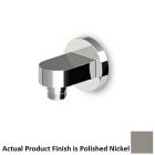 Zucchetti Z93807.1900C8 Agora 2-3/8" Wall Supply Elbow in Polished Nickel