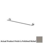 Zucchetti ZAD422.C8 Agora 25-5/8" L Towel Holder in Polished Nickel