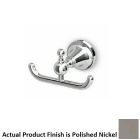 Zucchetti ZAD450.C8 Agora Double Robe Hoook in Polished Nickel
