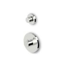 Zucchetti ZD1077.1900 Isy 8 GPM 3/4" Built-In Thermostatic Shower Mixer with Volume Control in Polished Chrome