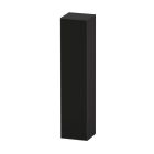 Duravit ZE1352R63800000 Zencha Tall Cabinet, 15-3/4" X 14-1/8" X 69-1/4" Wall Mounted, Right Hinge position, Front Color: Black, Body Color: Graphite Super Matte, 1 Door, 4 Shelves