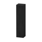 Duravit ZE1352R63840000 Zencha 15-3/4" L X 14-1/8" W X 69-1/4" H Single Door Linen Cabinet without Handle in Black Oak