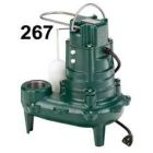Zoeller 267-0001 M267 Waste-Mate Automatic Cast Iron Sewage Pump, 1/2 HP, 115V