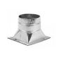 Gray Metal 6-163AD-SQ 6" Side Takeoff with Adhesive – Square Base