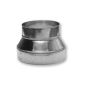 Gray Metal 4X3-311P Galvanized Reducer 4" X 3" - No Crimp