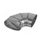 Gray Metal 5-502-0F 5" Flat Oval Elbow