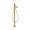 Axor 12456251 Starck Freestanding Tub Filler Trim with 1.75 GPM Handshower in Brushed Gold Optic (Rough Sold Separately)