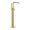 Grohe 23491GNA Essence Floor Mounted Single Handle Freestanding Tub Faucet with 1.75 GPM Single Function Hand Shower in Brushed Cool Sunrise ( Rough Sold Separately)