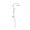 Grohe 26123001 Retro-Fit™ 1.75 GPM Shower System with Single Function Rain Shower Head, Slide Bar, Hand Shower and 17-3/4" Swivel Shower Arm in Starlight Chrome