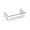 Cosmic WJB276A0049001 Stick 12" Wall Mounted Rectangular Shower Soap Dish Basket in Chrome