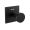 Cosmic WJB276A0021036 Stick 2" ‎Wall Mounted Contemporary Square Towel Hook in Matte Black