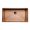 Rohl RSS3016SC 30-Inch Single Basin Stainless Steel Kitchen Sink in Stainless Copper Finish