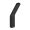 Axor 42801670 Universal Softsquare Wall Mounted Robe Hook in Matte Black