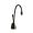 Insinkerator 44251G Indulge F-GN1100BLK Contemporary Series 0.7 GPM 1 Hole Deck Mount Hot Water Dispenser with Single Lever Handle in Black