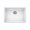 Blanco 442542 Precis 25" W X 18" L X 5-1/2" H Rectangular Undermount Single Bowl Silgranit Kitchen Sink in White