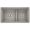 Blanco 442737 Precis Reversible 1-3/4 Double Bowl Undermount Kitchen Sink with Low Divide in Concrete Gray