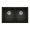 Blanco 442927 Precis Equal Double Bowl Undermount Kitchen Sink in Coal Black