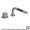 Vola T1-20 1.8 GPM Deck Mounted Pull-Out Hand Shower with 59" Metal Hose in Brushed Chrome