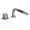 Vola T1-40 1.8 GPM Deck Mounted Pull-Out Hand Shower with 59" Metal Hose in Brushed Stainless Steel