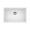 Blanco 522429 Precis 27" L X 18" W X 10" H Undermount Granite Composite Single Bowl Silgranit Kitchen Sink without Overflow in White