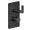 Gessi 58132#706 Inciso Thermostatic Trim with Single Volume Control in Black Metal PVD (Rough Sold Separately)