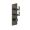 Gessi 58204#706 Inciso Thermostatic Trim with Two Volume Controls in Black Metal PVD (Rough Sold Separately)