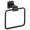 Delta 77546BL Urban Arzo Towel Ring in Matte Black