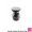 Vola A62-25 1-1/4" Push to Open/Close Drain for Use Basin with Overflow in Pink