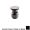 Vola A62-60 1-1/4" Push to Open/Close Drain for Use Basin with Overflow in Black