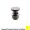 Vola A62-08 1-1/4" Push to Open/Close Drain for Use Basin with Overflow in Yellow