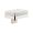 Axor 42819820 Universal Softsquare Wall Mounted Liquid Soap Dispenser with Shelf in Brushed Nickel