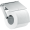 Axor 42836000 Universal Softsquare Wall Mounted Toilet Paper Holder with Cover in Polished Chrome