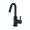 Danze D222530BS Amalfi™ 1.2 GPM Single Hole Bathroom Faucet with Pop-Up Drain Assembly in Satin Black
