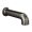 Brizo 73506-BNX Kintsu™ 9" Length Tub Spout with Integrated Pull Down Diverter in Brilliance® Black Onyx