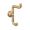 Delta 73535-CZ Saylor™ 6" Height Wall Mounted Double Robe Hook in Champagne Bronze