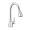 Moen 76162 Slate 1.5 GPM Deck Mounted Single Hole High Arc Pull Down Kitchen Faucet with Lever Handle in Polished Chrome
