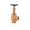 Nibco NL4K00A 1" Bronze Angle Valve Class 125, Threaded