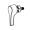 Toto THU492#01 Right Hand Trip Lever Handle Assembly for Drake II Toilets in Cotton