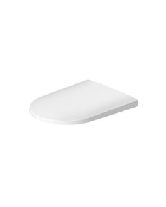 Duravit 0026290000 D-Neo Elongated Closed-Front Toilet Seat with Soft Close and Cover in White