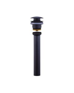 Duravit 0050524692 Push Button Drain Assembly in Matte Black