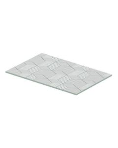 Duravit 0099658200 DuraSquare 38" L X 15" W X 0.5" H Metal Console Glass Shelf Inserts in Cubic Line