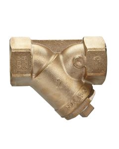 Watts 0122980, LF650A, 2" Lead Free Wye Strainer, 20 Mesh Screen, Tapped Retainer Cap, Closure Plug