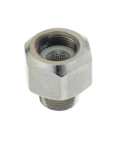 T&S Brass 016419-25 3/8" Compression Check Valve Assembly (Female x Male) in Polished Chrome
